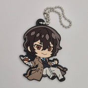 Bungo Stray Dogs Dazai Deforaba Rubber Keychain
