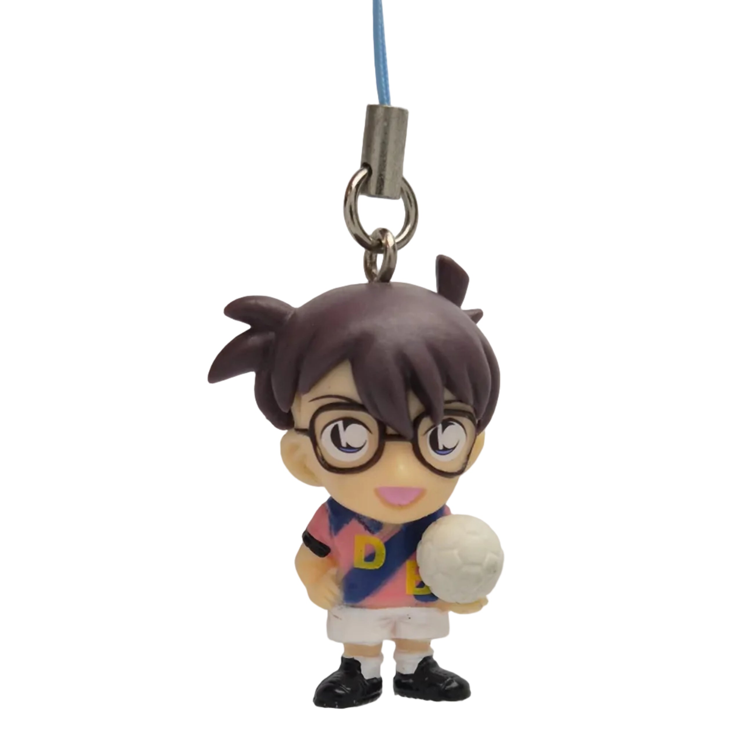 Conan Case Closed Conan Football Uniform Rare Mascot Keychain 2012