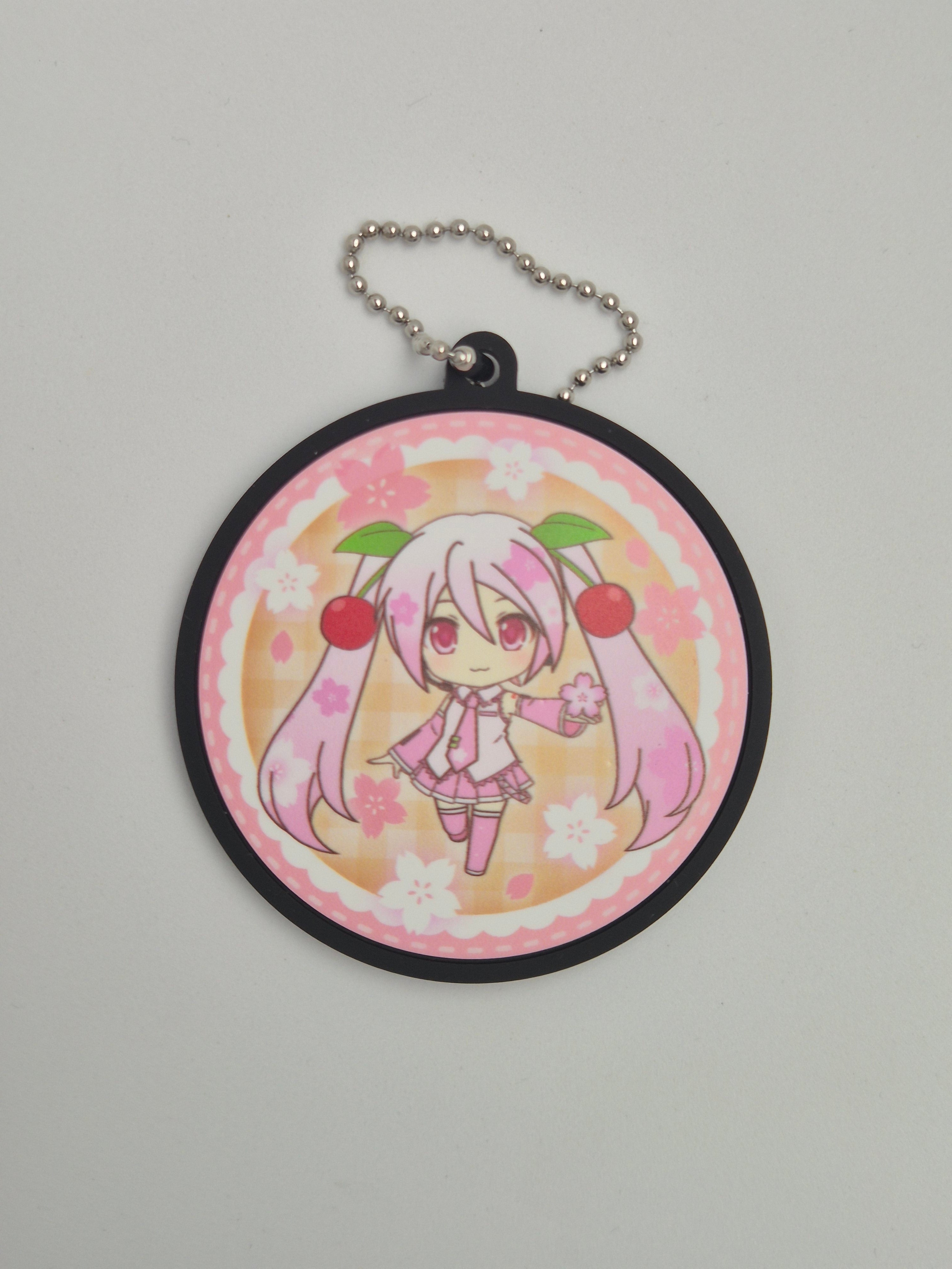 Sakura Miku Good Smile Company Kuji 2024 E prize Rubber Keychain