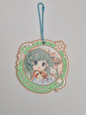 Hatsune Miku Ichiban Kuji Snow Miku 2024 Rubber Keychain K