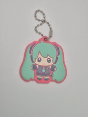 Hatsune Miku Vocaloid Diner Rubber Keychain Colorful Stage