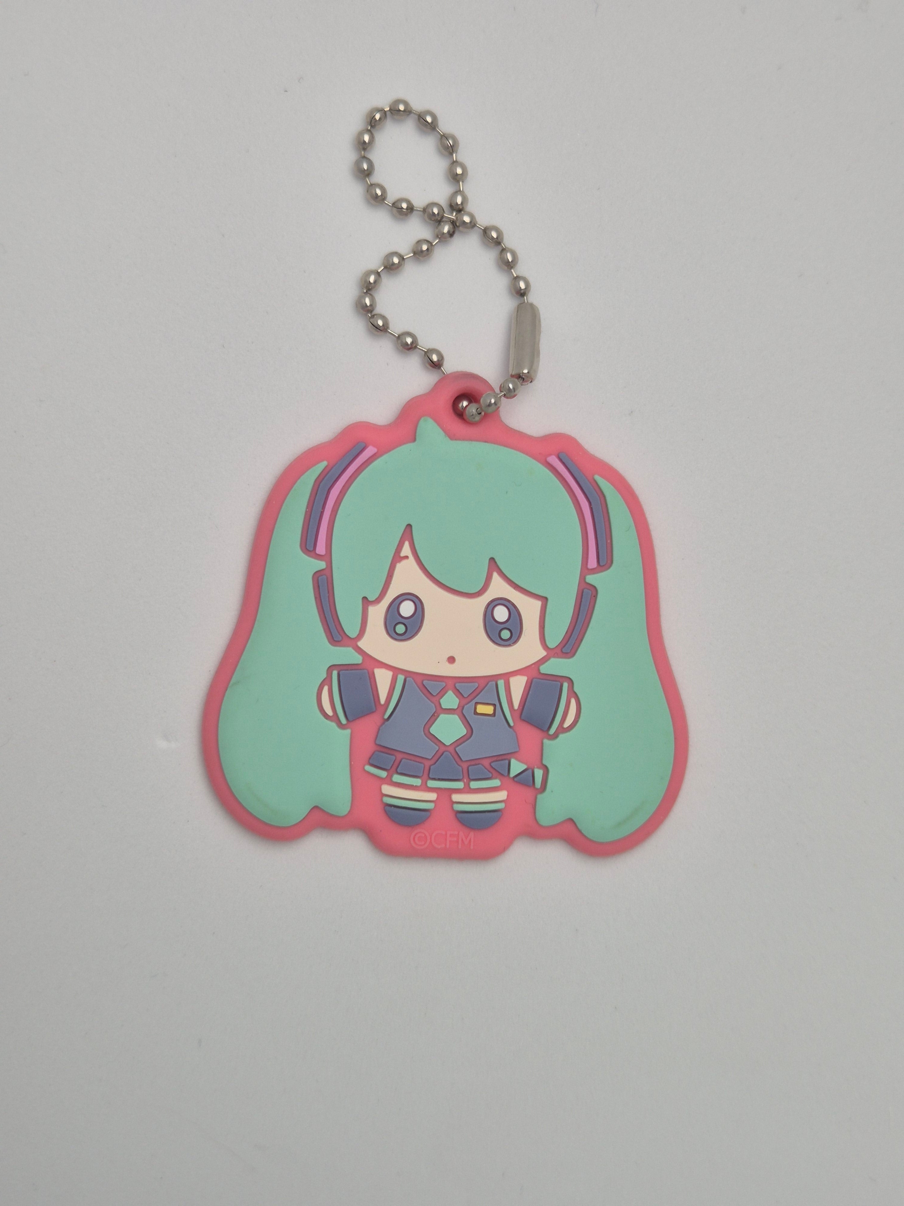 Hatsune Miku Vocaloid Diner Rubber Keychain Colorful Stage