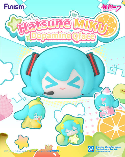 Vocaloid Hatsune Miku Dopamine Qface Blind Box Mini Figures!