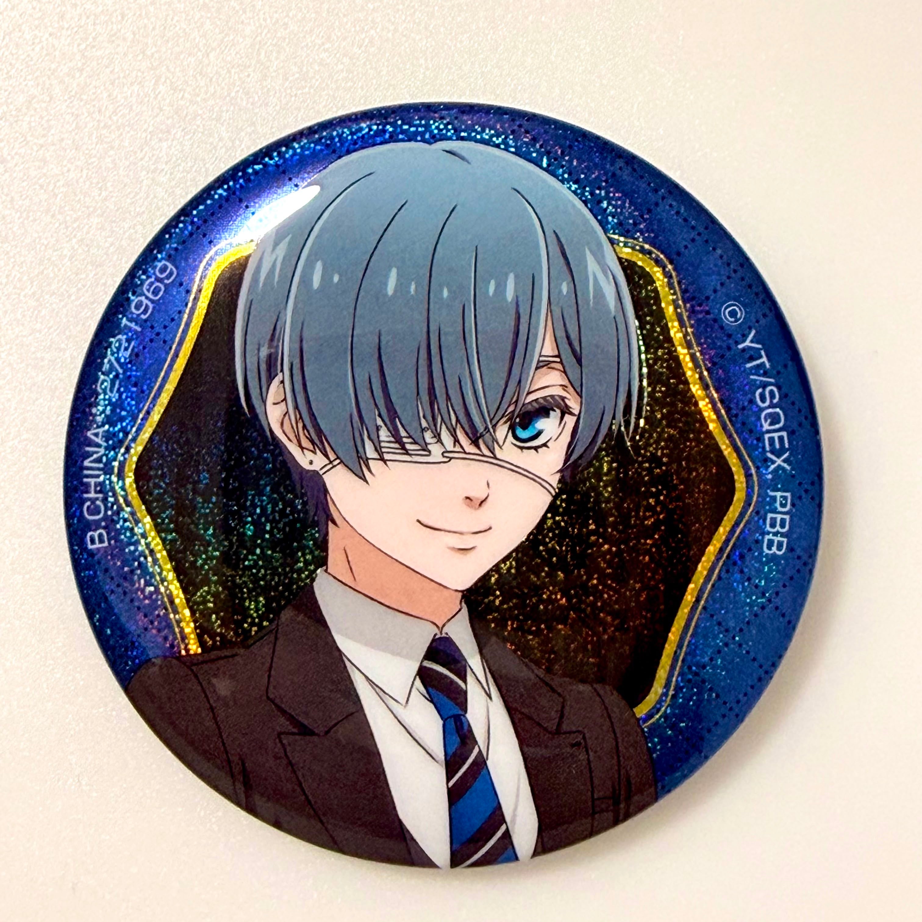 Black Butler Ciel Phantomive pin badge JP