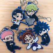 Jujutsu Kaisen Yuji Itadori rubber keychain by Takara Tomy Arts