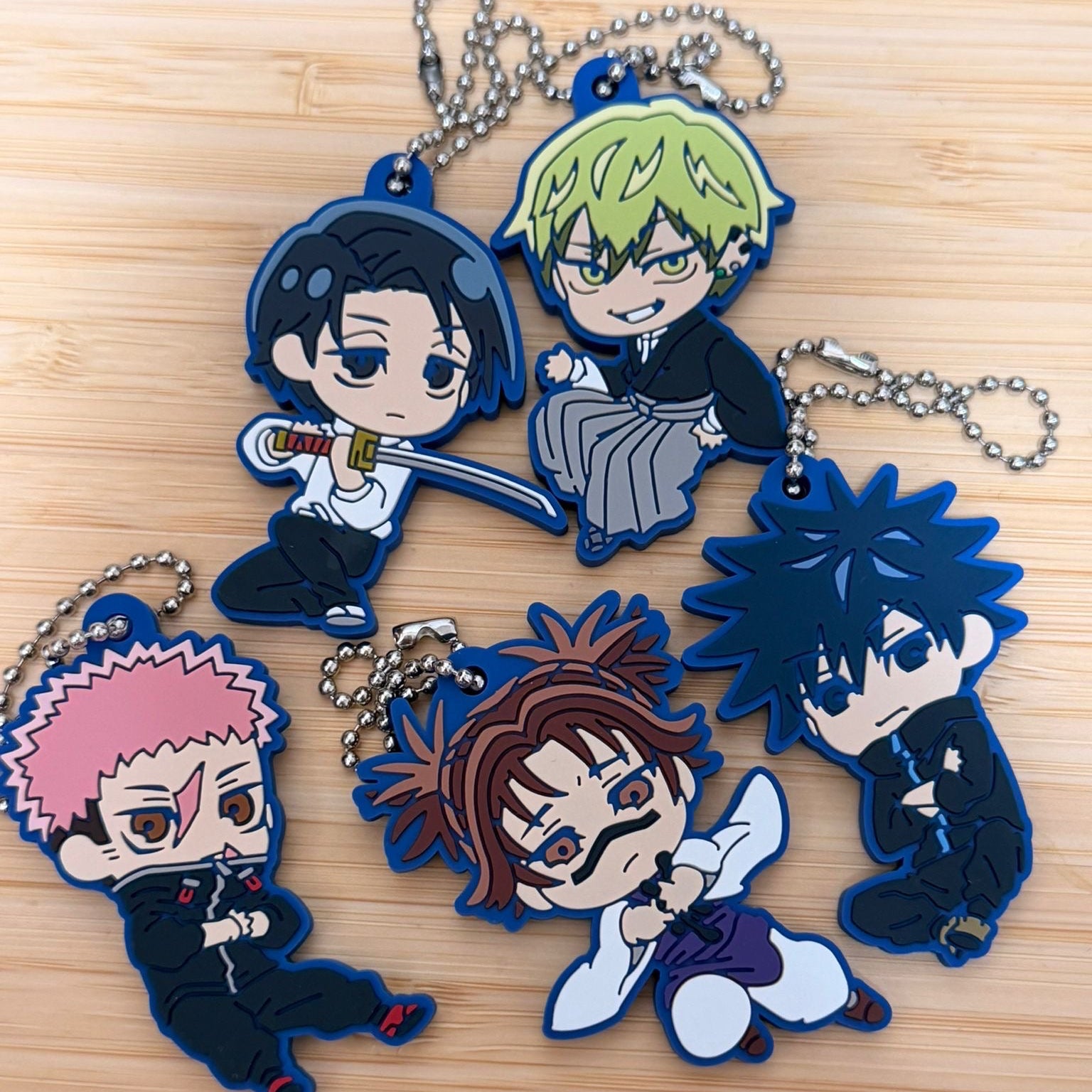 Jujutsu Kaisen Megumi Fushiguro rubber keychain by Takara Tomy Arts