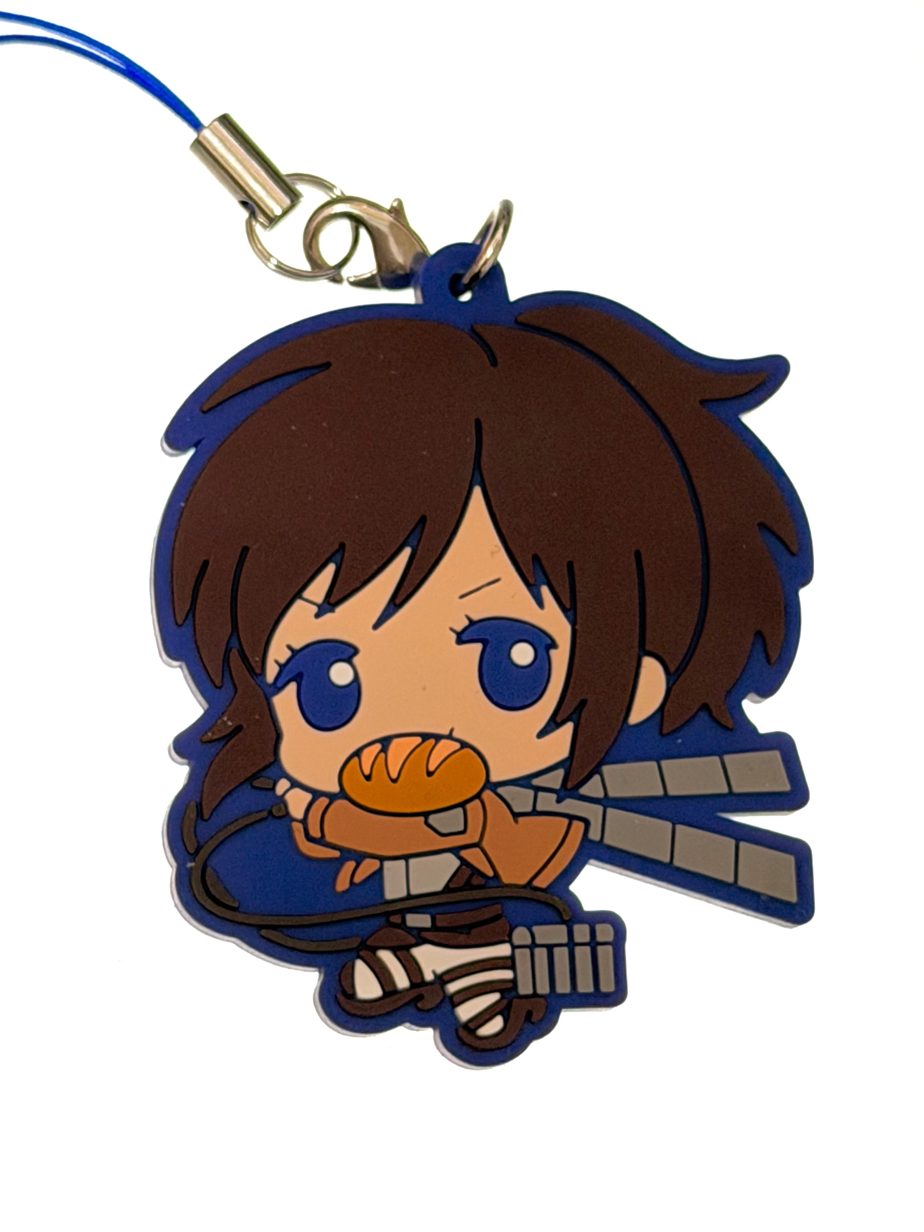 Attack On Titan Sasha Braus rubber keychain