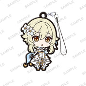 Genshin Impact Lumine Official Rubber Keychain Mascot Gashapon Strap Vol.2