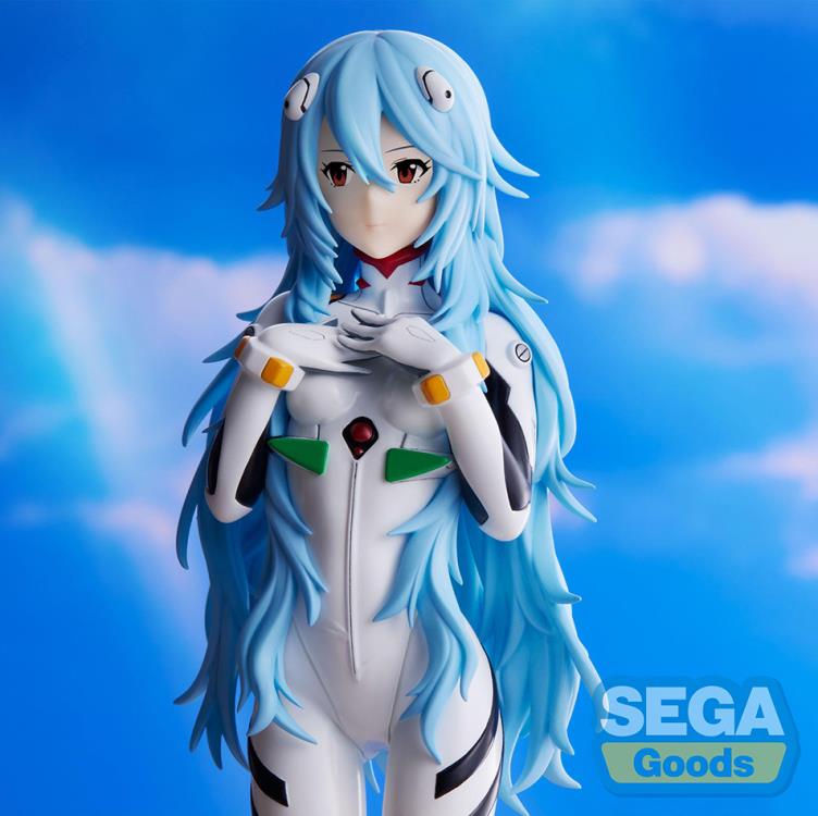 OPEN BOX Rebuild of Evangelion Rei Ayanami (Long Hair Ver.) Super Premium Figure