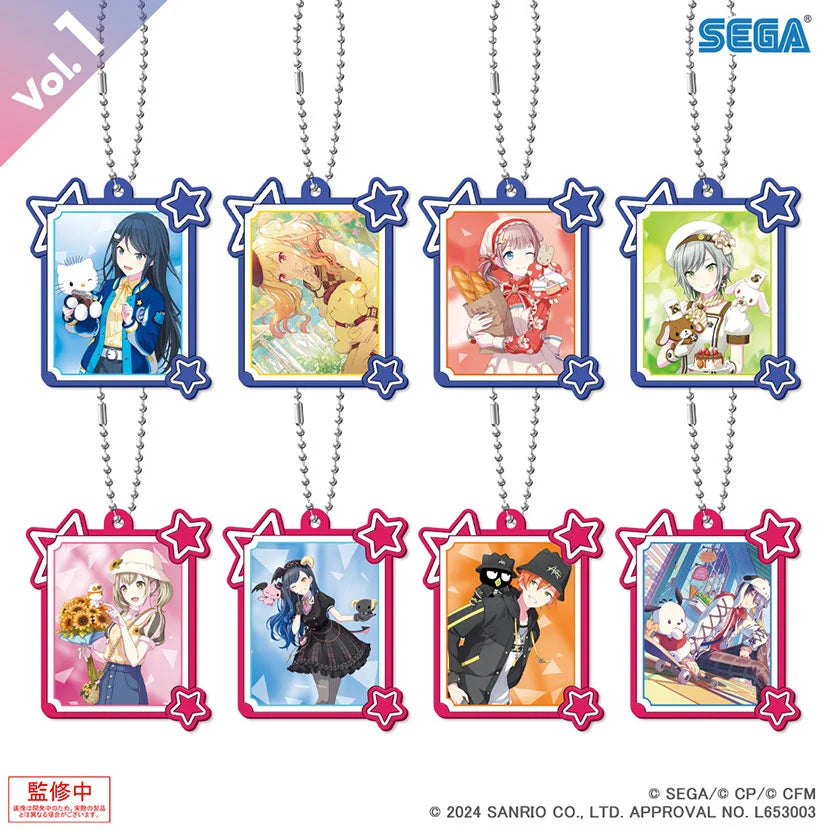 Project SEKAI: Colorful Stage! feat. Hatsune Miku x Sanrio rubber keychains Gashapon vol 1