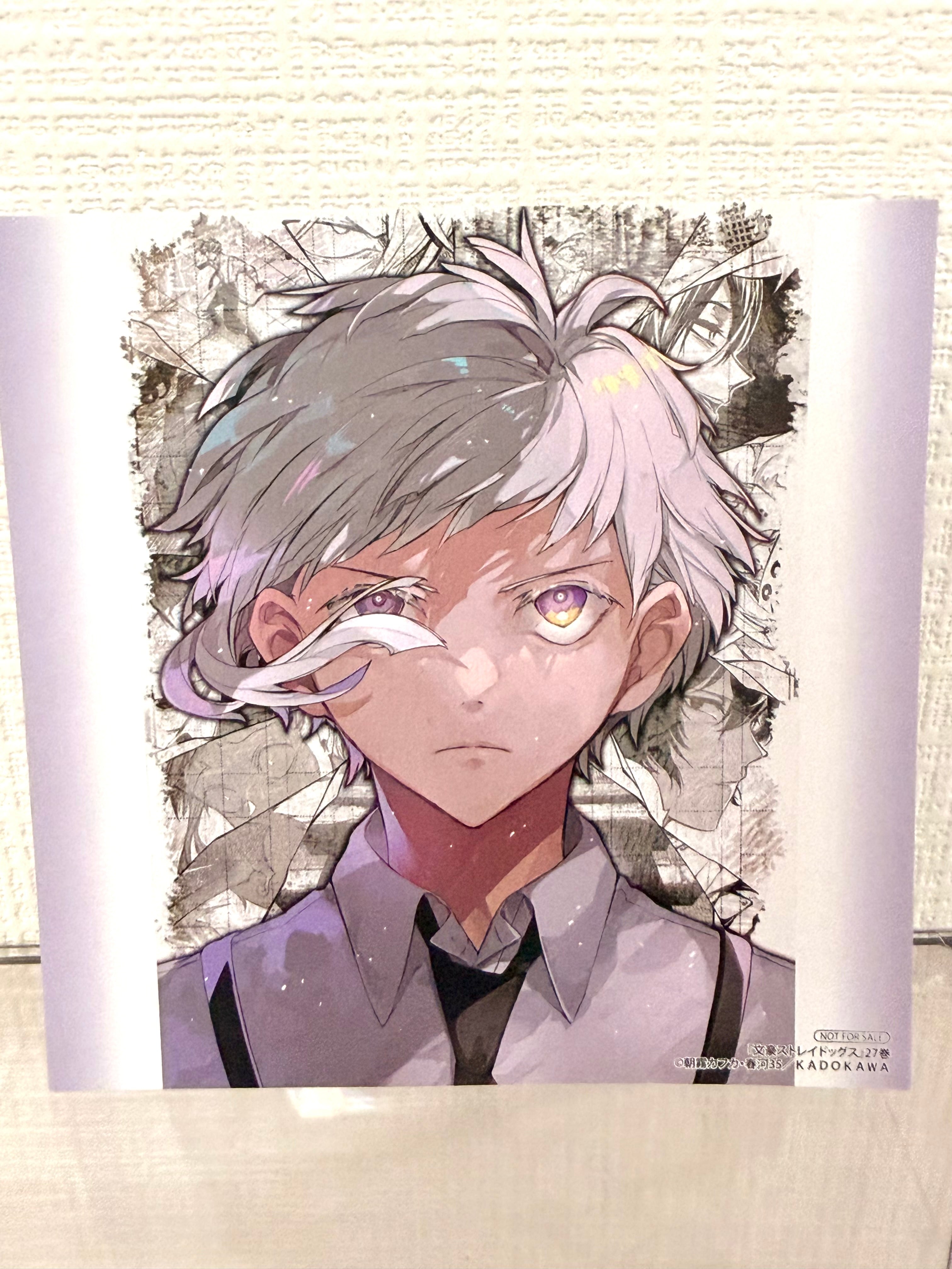 Bungo Stray Dogs  Official Square Collector Postcard 3