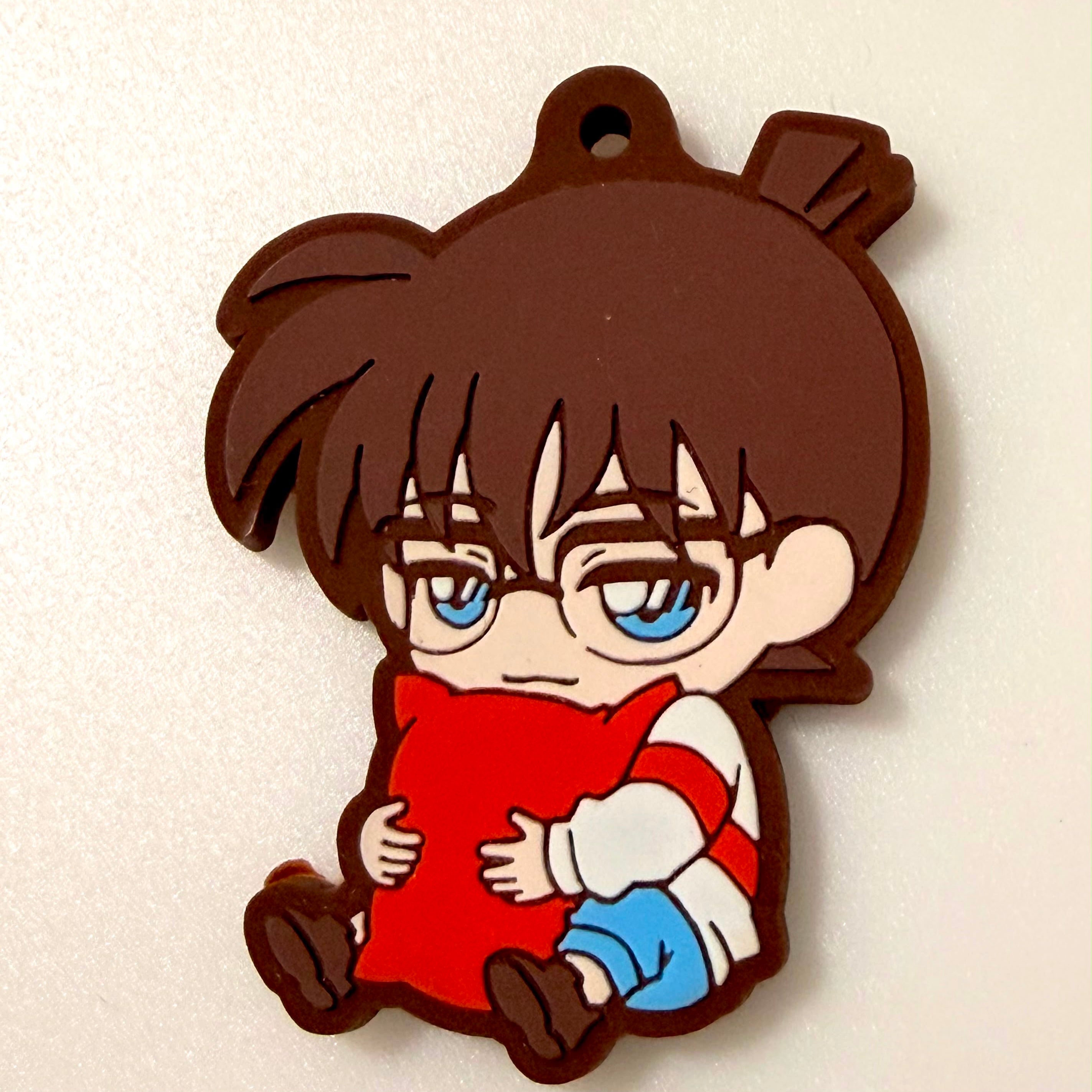 Detective Conan Edogawa Conan rubber keychain by Animate