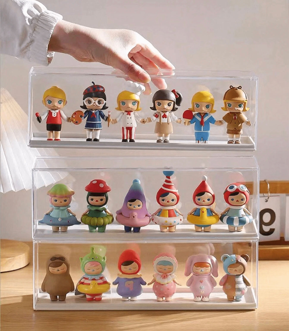 Blind Box Figures Acrylic Display Cases