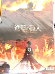 Attack on Titan Eren Mikasa Armin A4 Folder