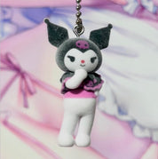 Sanrio Puriland Flocked Mascot Keychain Japan Exclusive 2026