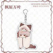 Genshin Impact Cute Cosplay Acrylic Keychains