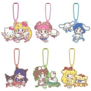 Sailor Moon x Sanrio 30th Anniversary Official Gashapon Rubber Keychain Vol.1