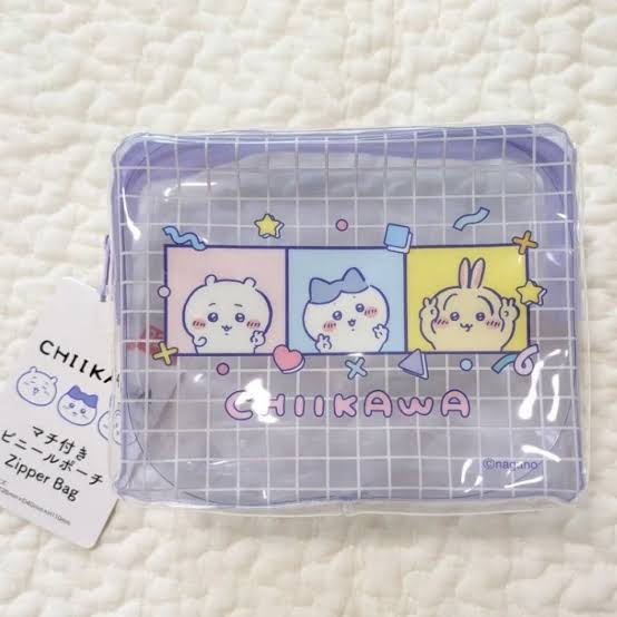 Chiikawa Acrylic Zipper Pouch Bag