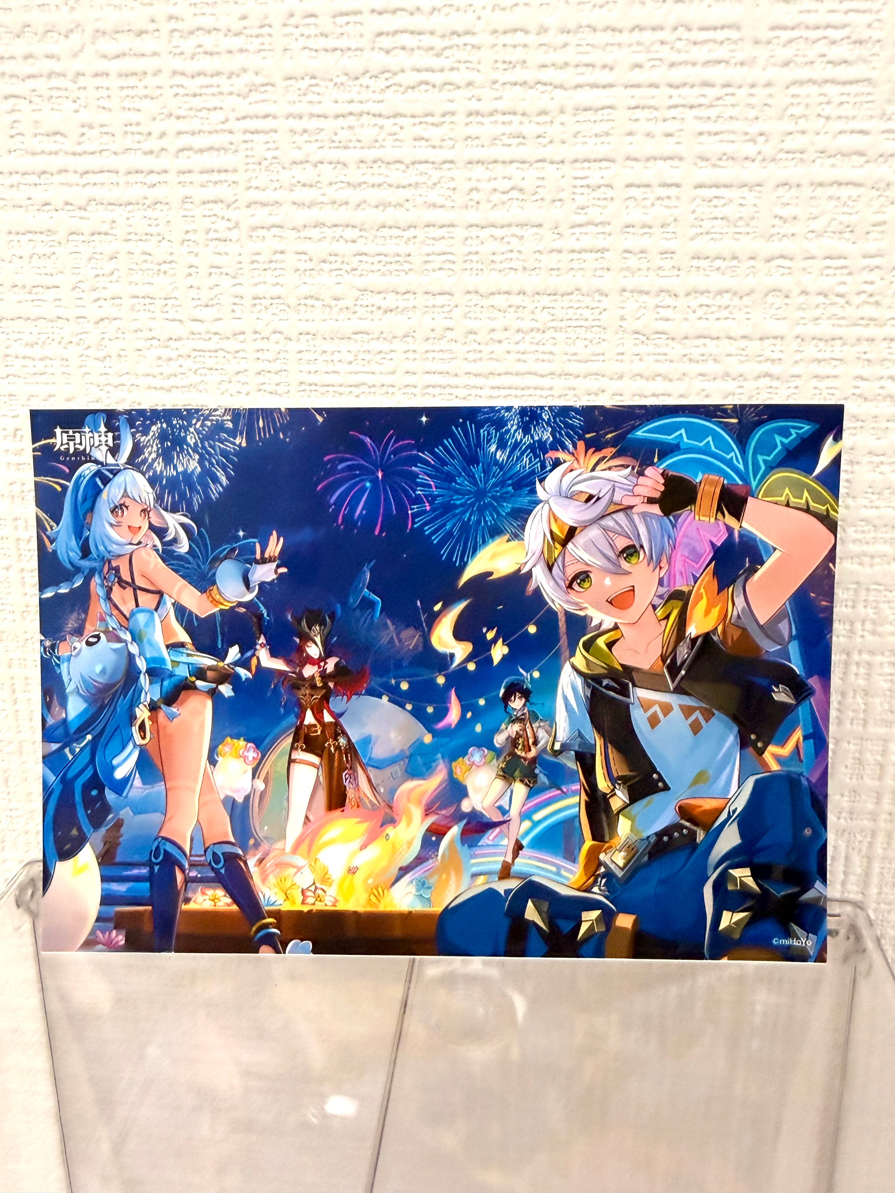 Genshin Impact  Official Collector Postcard 2