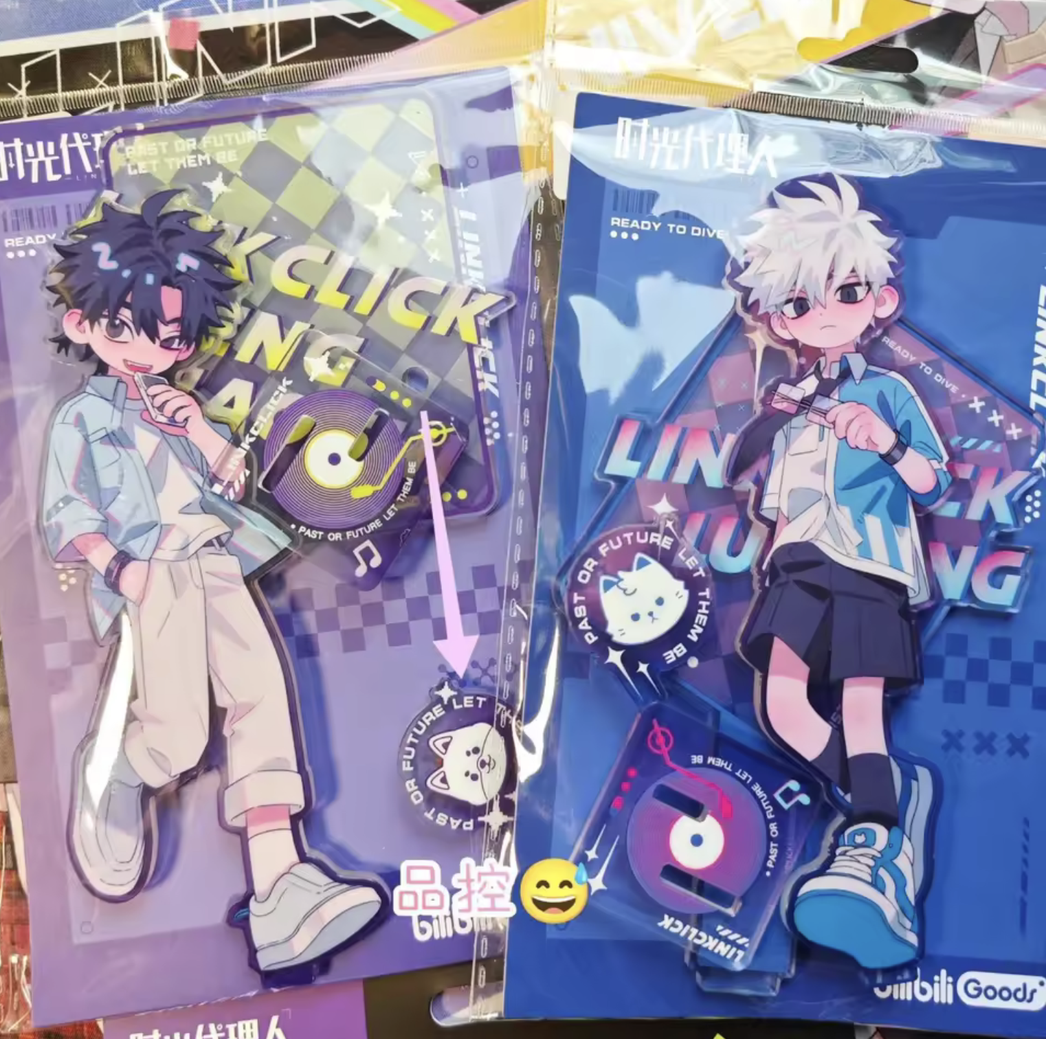 Link Click Acrylic Stand Set 2 pcs