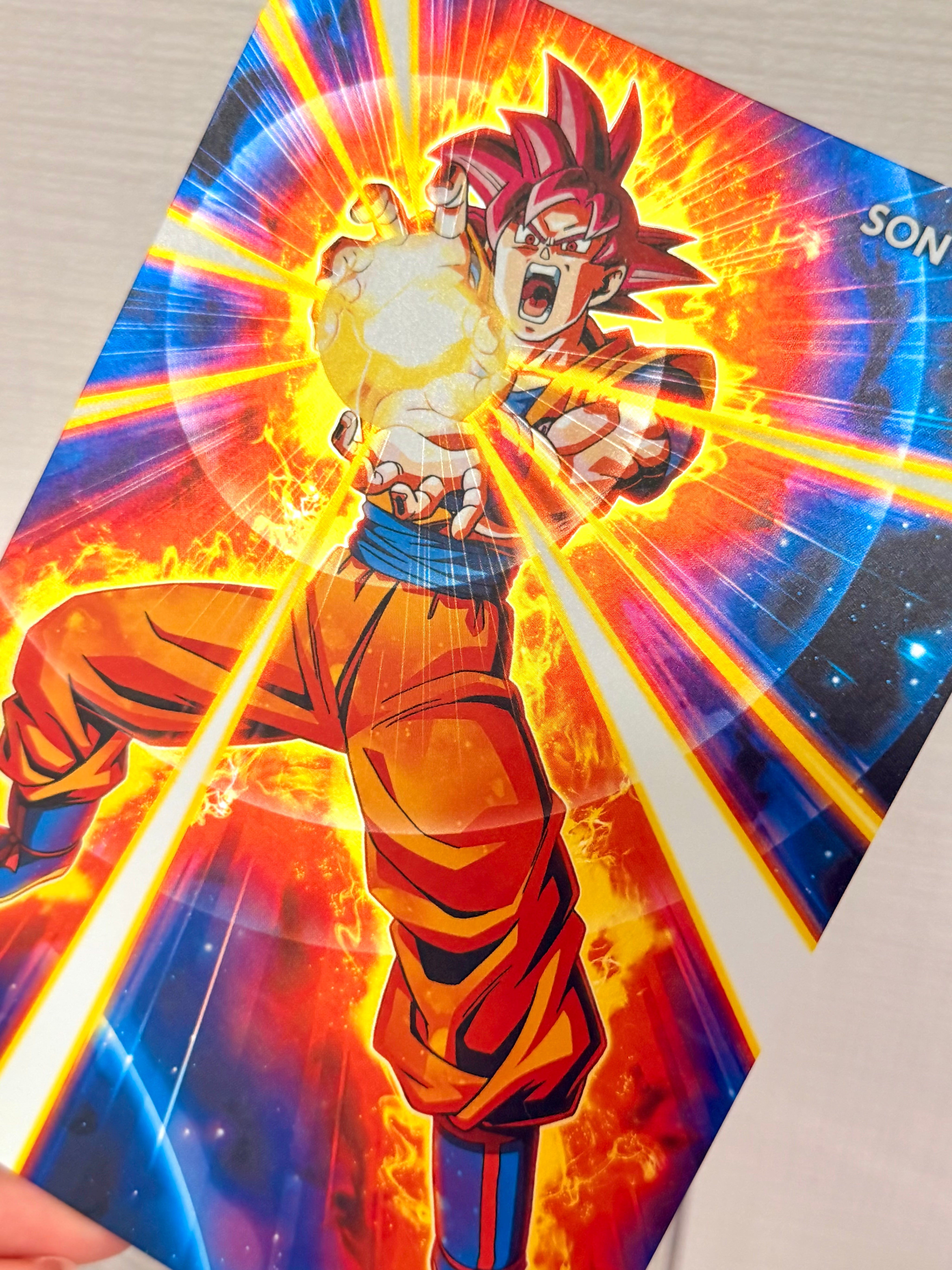 Dragon Ball Z  Official Collector Metallic Postard JP