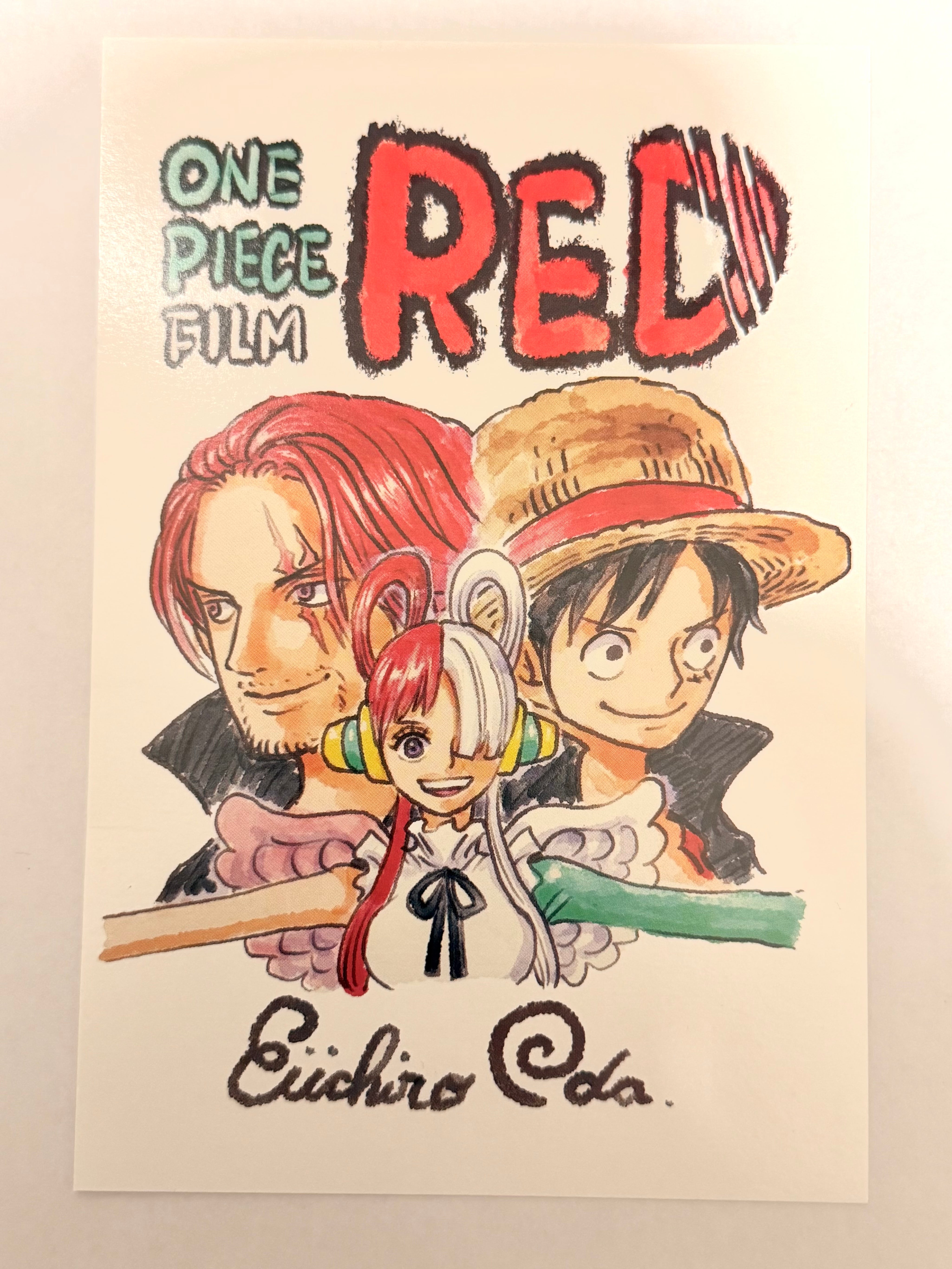 One Piece Movie Red Official Collector Postcard A5 263117