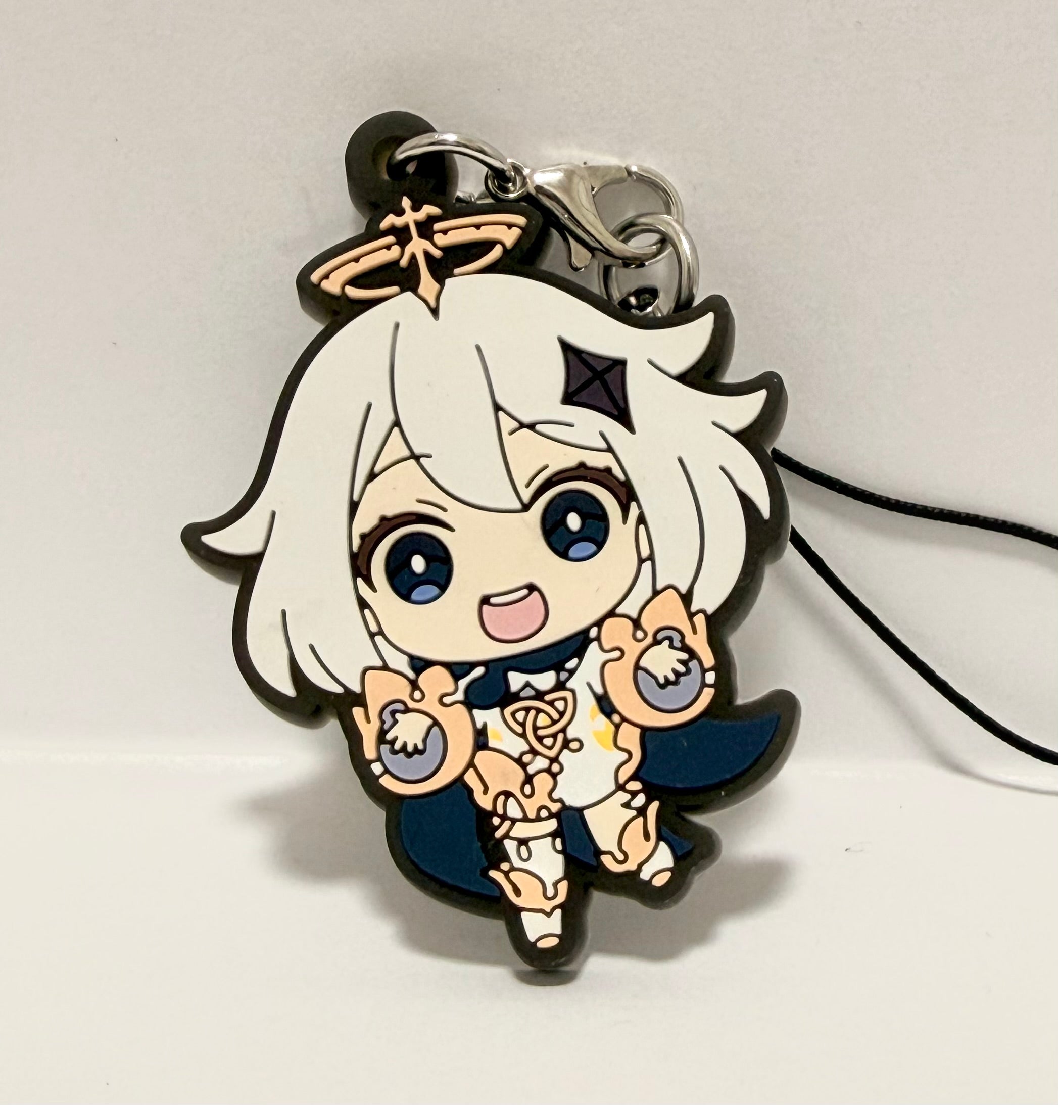 Genshin Impact Paimon Official Rubber Keychain