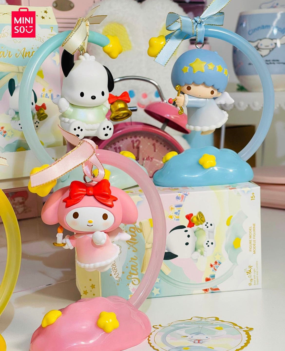 Sanrio Star Angel Blind Box Lamp Figures by Miniso