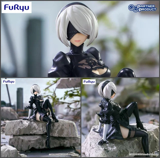 Nier Automata 2B Perching Noodle Stopper Figure by Furyu