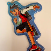 Mega Man Battle Network Lan Hikari plastic keychain