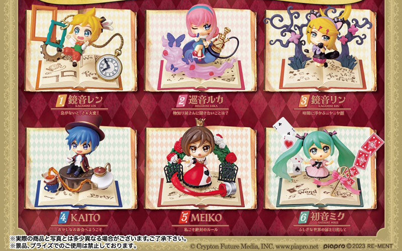 Vocaloid x Re-ment Secret Wonderland Desktop Companion Blind Box Figure
