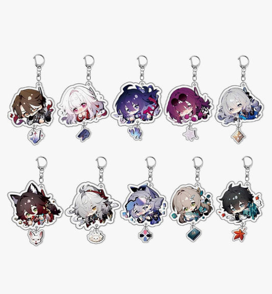 Honkai Star Rail Acrylic Keychains