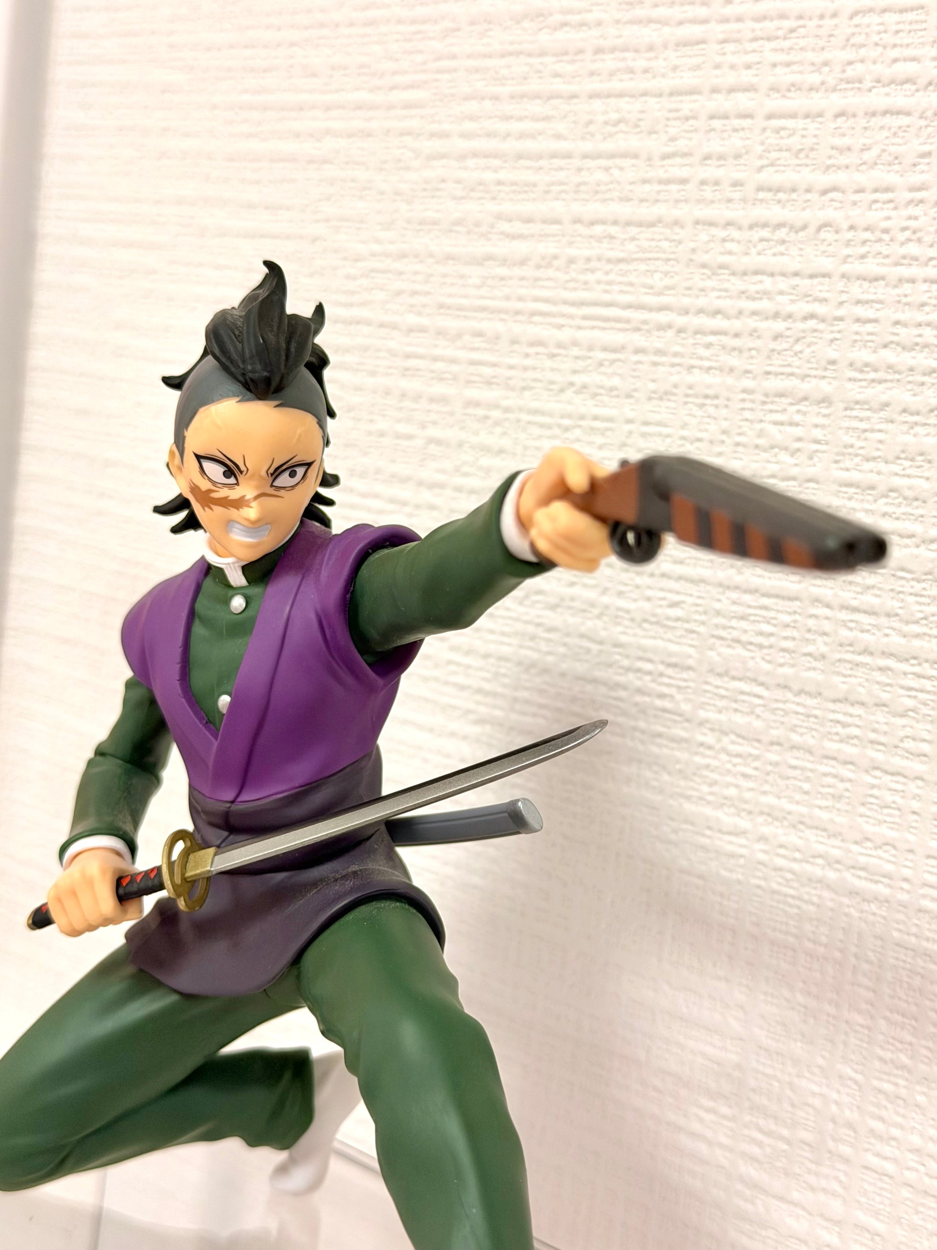 NO BOX Demon Slayer Genya Official Metal Keychain JP