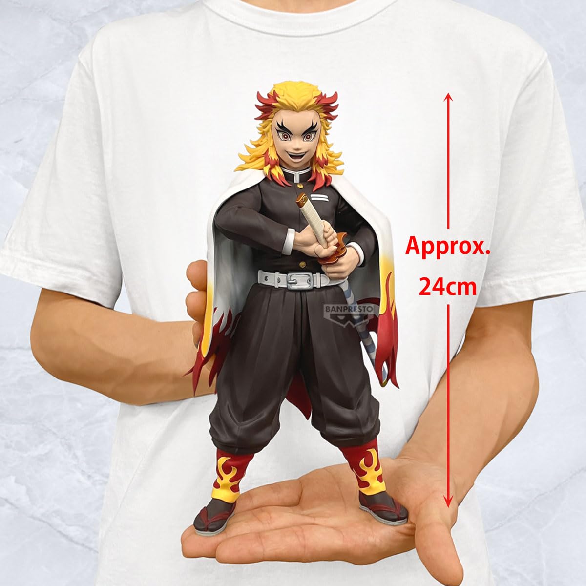 Demon Slayer Kimetsu No Yaiba Rengoku Kyojuro Grandista figure by Banpresto