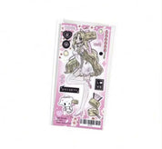 Anime Girl Angel and Devil Angelcorr Aesthetic Sticker Sheet Journaling