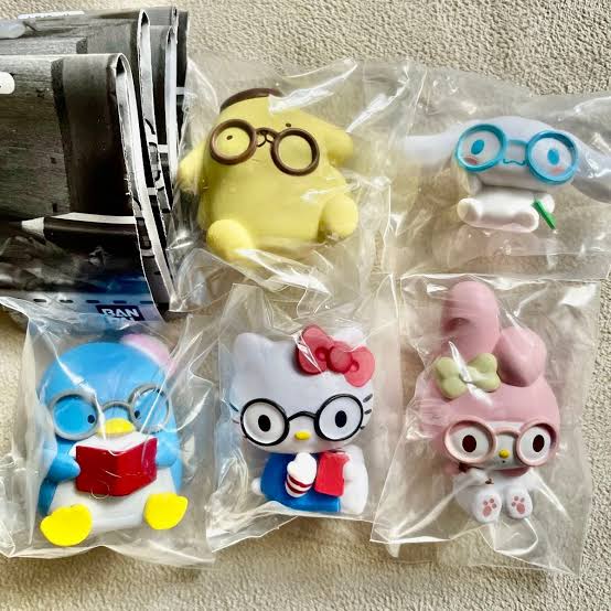 Sanrio Characters Glasses Style Figure Meganekko Gashapon