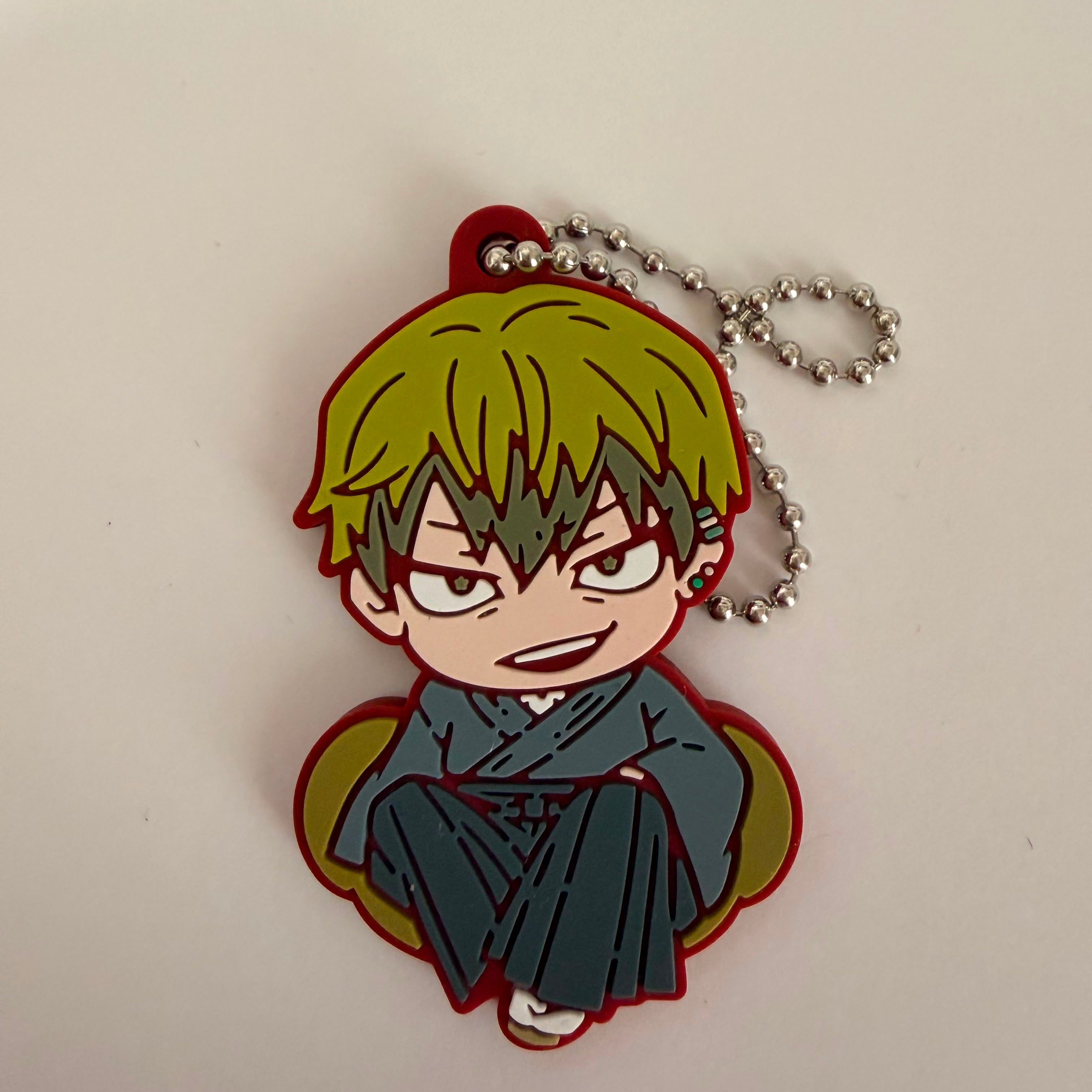Jujutsu Kaisen Naoya Zenin rubber keychain