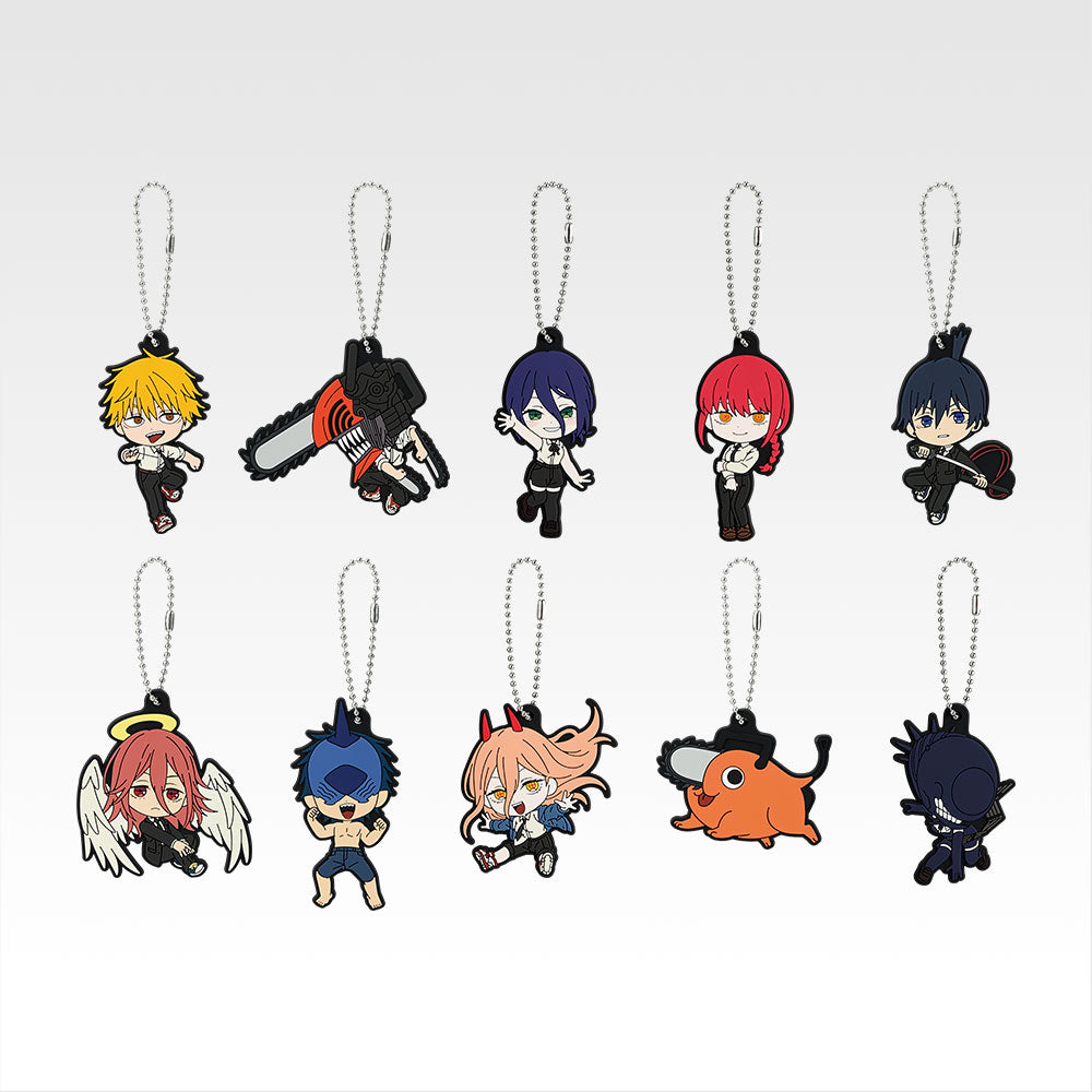Chainsaw Man Denji Reze Arc Ichiban Kuji Prize Rubber Keychain