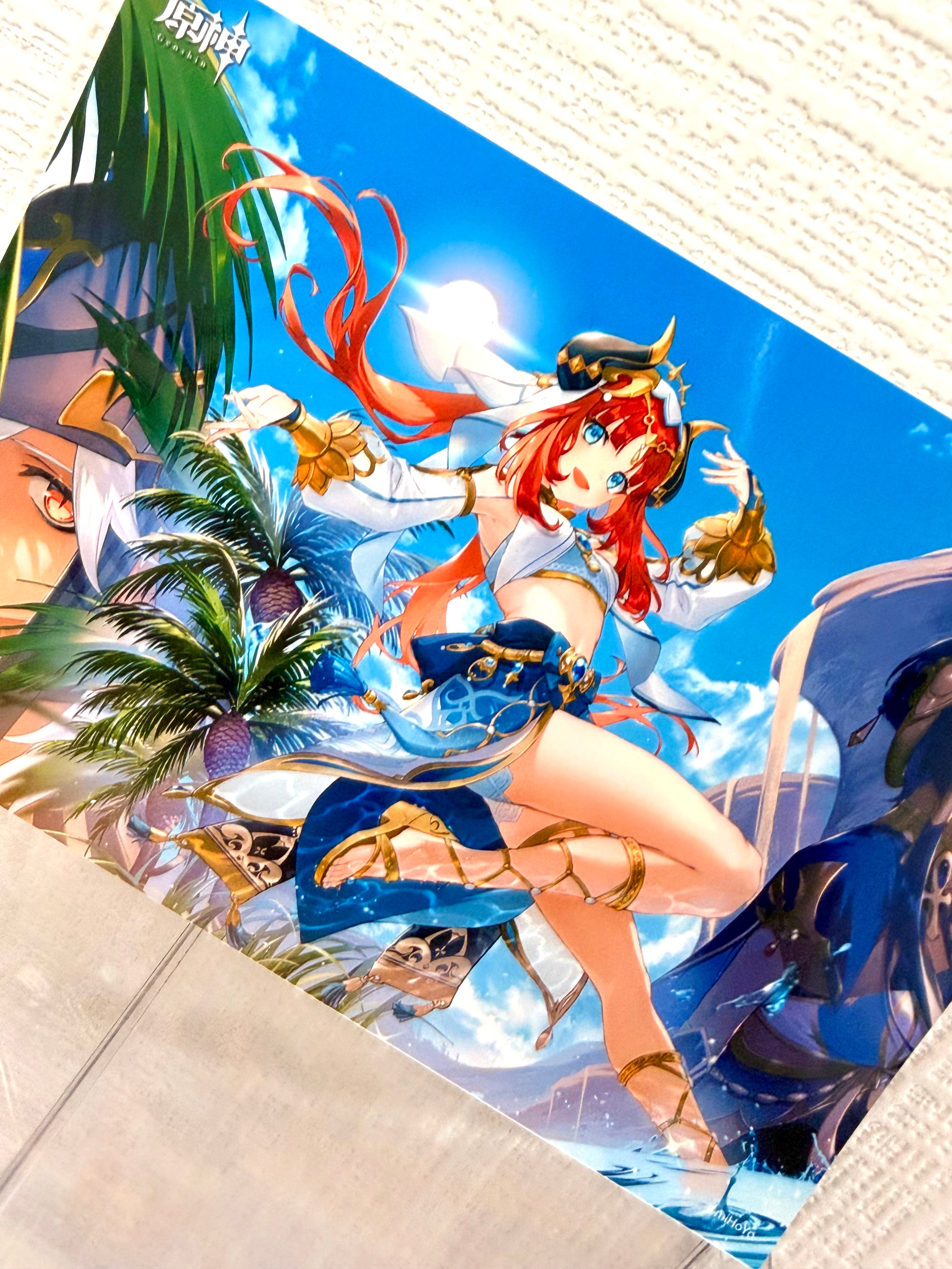 Genshin Impact  Official Collector Postcard 1 Nilou