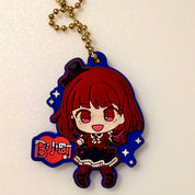 Oshi no Ko Kana Arima rubber keychain by Bandai
