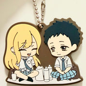 My Dress Up Darling Marin Kitagawa & Wakana Gojo rubber keychain by Bandai
