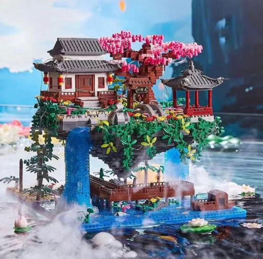 Sakura Waterfall Lego Puzzle