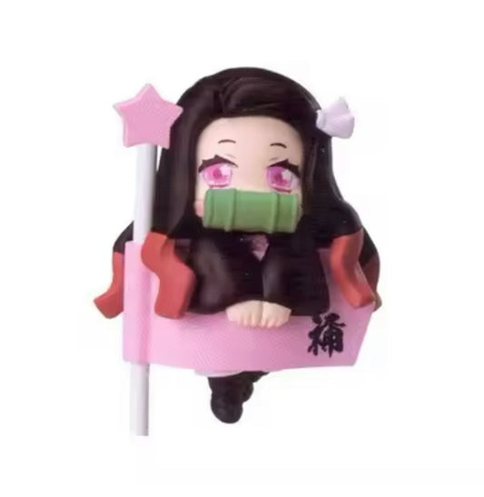 Demon Slayer Nezuko Gachapon cake flag STASTO Figure by Bandai