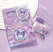 Sanrio Shaker Notebooks My Melody and Kuromi (1 random design)