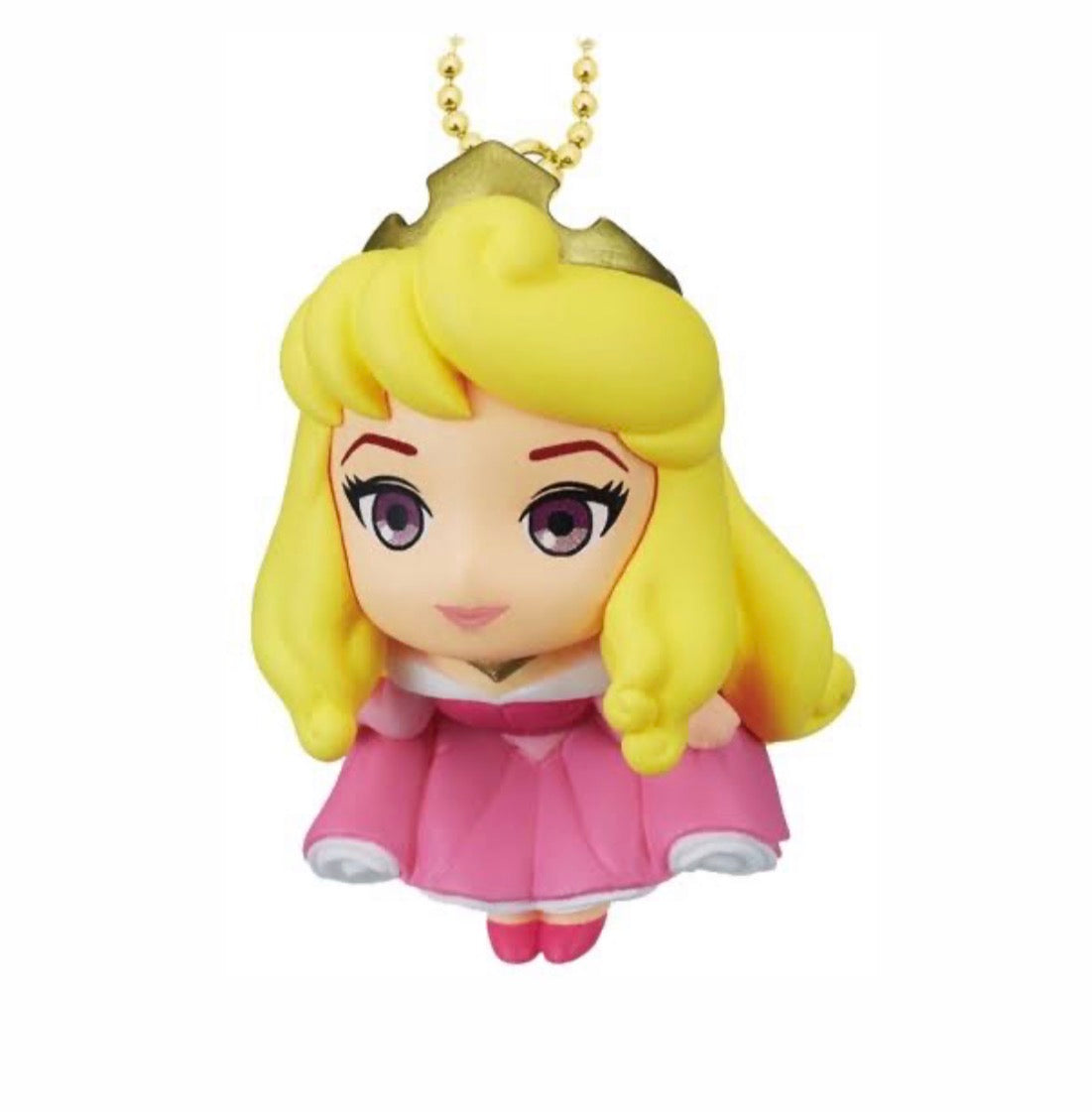 Disney Sleeping Beauty Aurora Gashapon Mini Figure Keychain JP