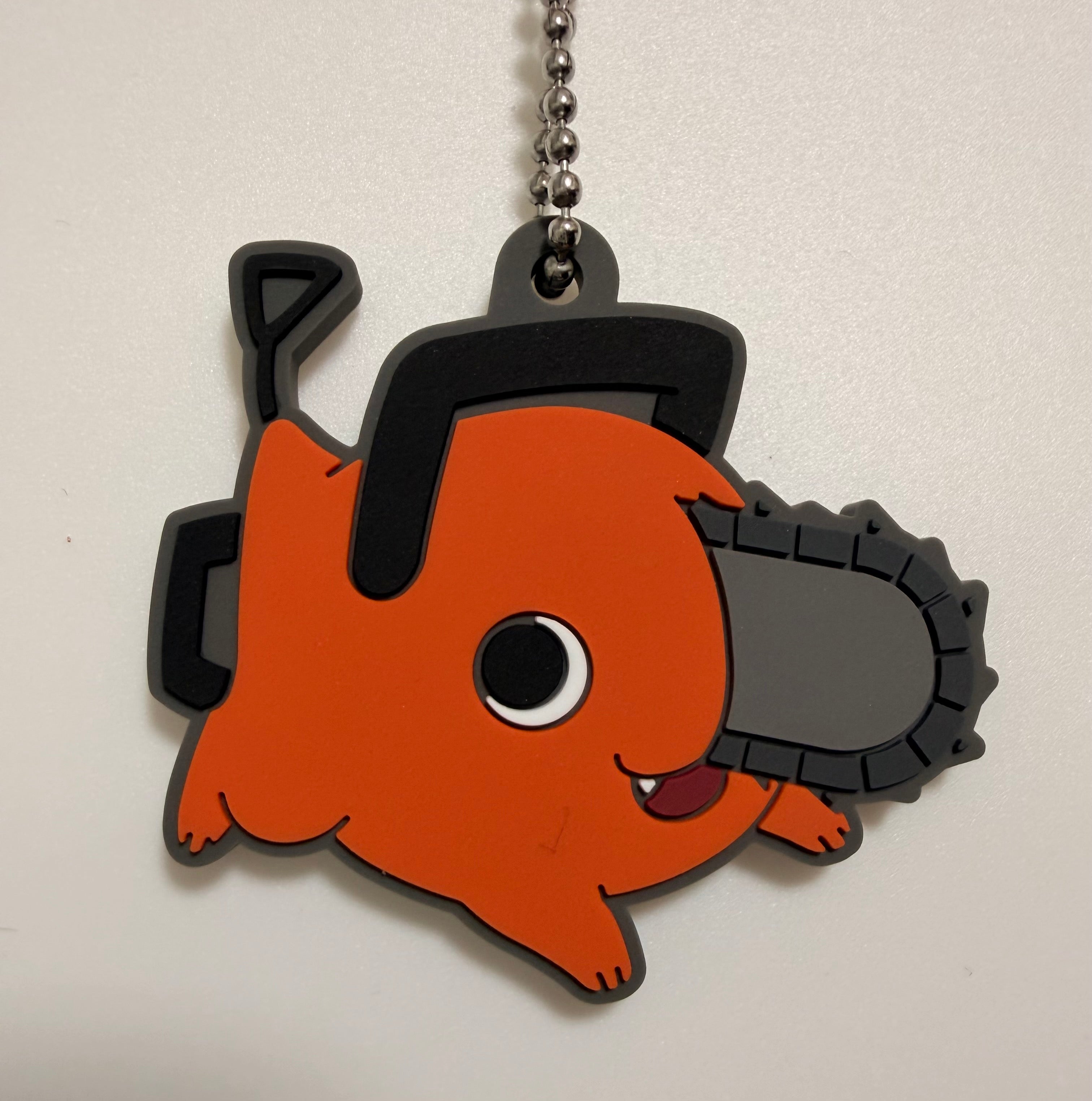 Chainsaw Man Pochita Official Rubber Keychain