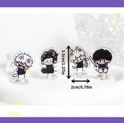 Jujutsu Kaisen Silly Mini Acrylic Ha Ha Stands