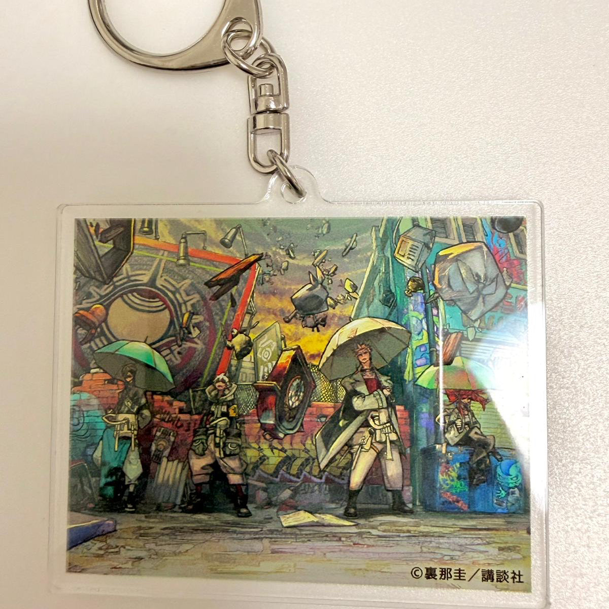 Gachiakuta manga chapter 46 acrylic keychain by Kei Urana