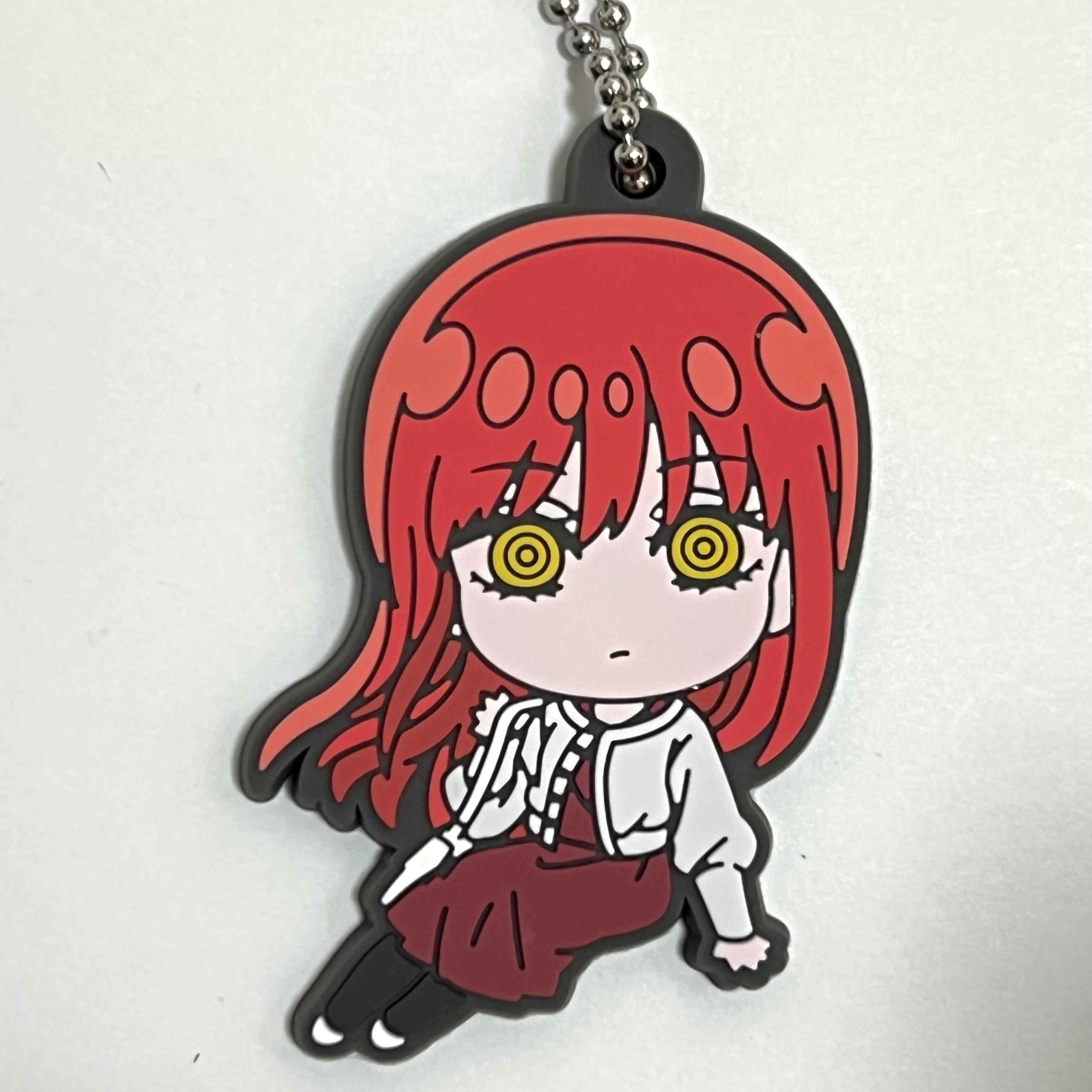 Chainsaw Man Makima rubber keychain by Takara Tomy Arts