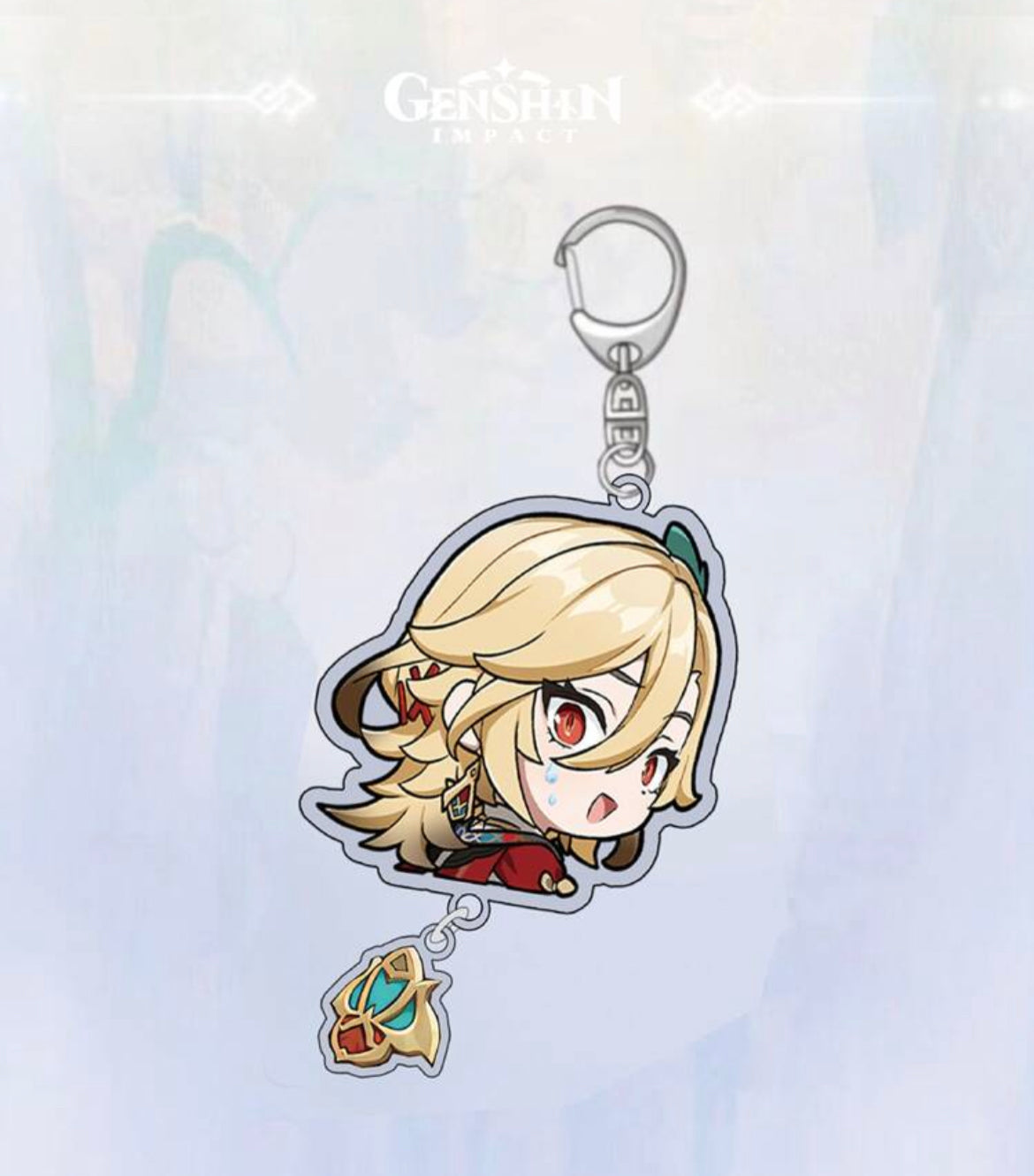 Genshin Impact Kaveh Scared Keychain